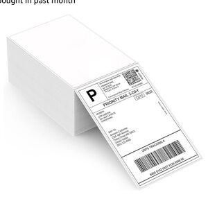 MUNBYN Thermal Direct Shipping Label Pack of 500 4x6 Fanfold Labels Commercial